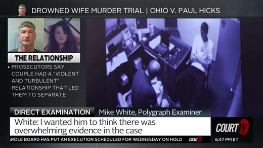 Court Watches Polygraph Interview of Paul Hicks