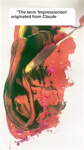 The term “Impressionism” came from a painting by Claude Monet called Impression, Sunrise.