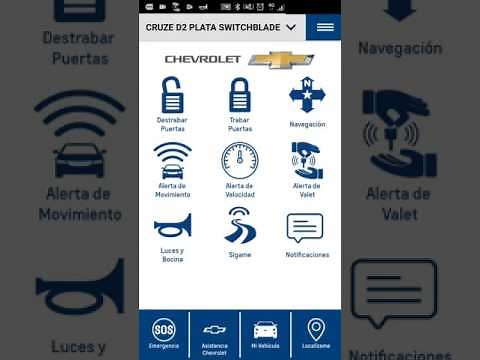 Onstar - Instructivo de manejo de la APP
