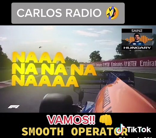 VAMOS!! 👊 Smooth Operator! 👏 #formula1 #f1 #funnymoments #funnyvideo #fypシ #tiktok #viral #mclaren #carlossainz #sainz #ferrari