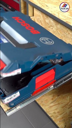 Bosch L-BOXX Cabinet Bracket for Storage on Sliding Shelves the drawer method of storing Bosch tools