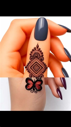 Finger mehndi designs🌷💌 | mehndi design 💞| mendini design😍 | cone designs simple❤️ | mehandi design