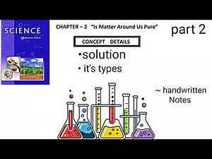 is matter around us pure class 9 notes | is matter around us pure class 9