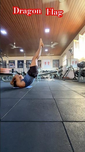 The Elite Core exercise-Dragon flag // Abs strength // abs workout #dragonflag #corestrength #