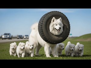 Animal Rescue: We Saved an Abandoned Samoyed Dog and Its Poor Puppies