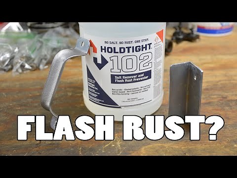 How-To: Prevent FLASH RUST on metal parts