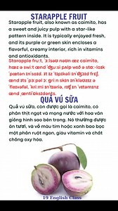 3.2K views · 26 reactions | tarapple Fruit(quả vú sửa) #vocabulary #short #englishlearner #studywithme #beginners | 19 English Class | Facebook