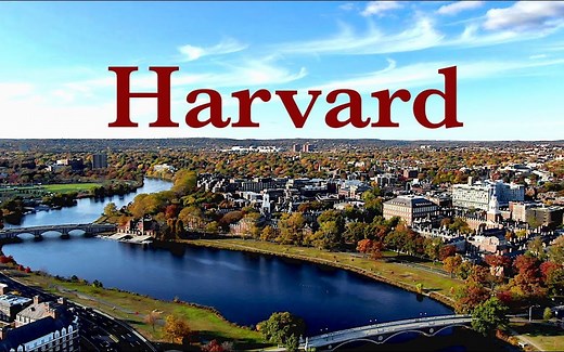【4K世界名校】哈佛大学 世界第一学府 风景欣赏 航拍哈佛大学 鸟瞰哈佛Harvard and Charles River Drone Footage