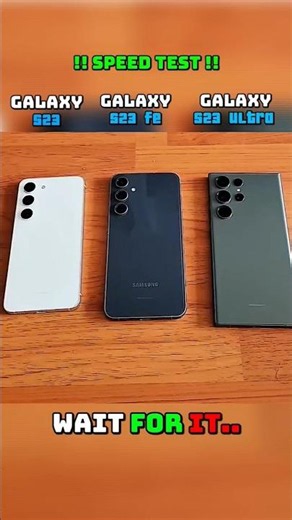 🫠📈 Galaxy S23 vs Galaxy S23 FE vs Galaxy S23 Ultra | Boot Up Speed Test ⚡🔥