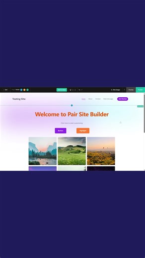 Never worry about your site design's responsiveness again! Pair Site Builder designs are responsive by default and even offer previews to ensure your site looks great on all devices. 💻📲 Build smarter, not harder! #PairSiteBuilder #WebDesign #WebsiteCreation #WebsiteBuilder