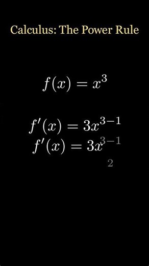 Calculus Made Easy: The Power Rule Explained! #maths #education