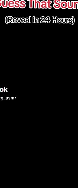 Guess That Sound #asmr #guessthatsound #asmrsounds #asmrtriggers #relax #lofiasmr #foryou #fyp