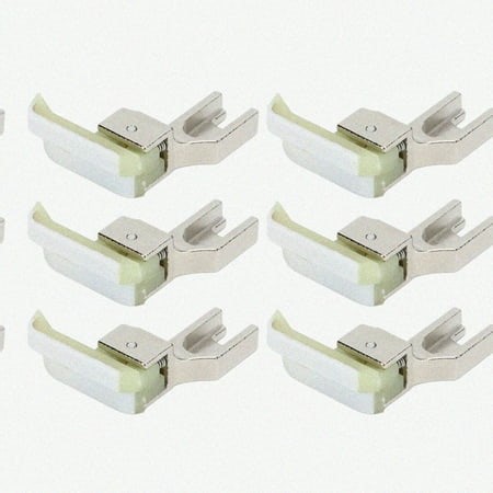 StitchMaster Pro: 8-Piece Stainless Steel Sewing Machine Presser Foot Set for Industrial Use (3.0x2.5cm High & Low Flat Car Feet) - Walmart.ca