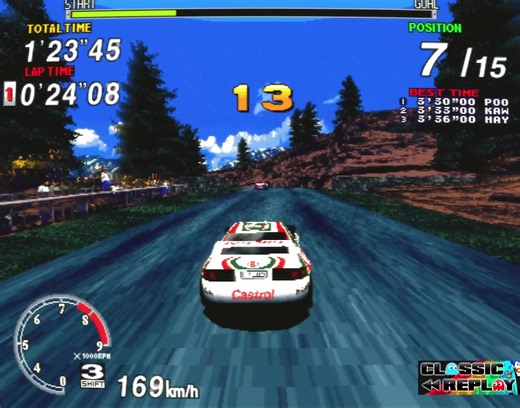 100K views · 1.4K reactions | The first two games were developed by Sega’s AM5 arcade division under the direction of Tetsuya Mizuguchi. Buckle up, drift those corners, and relive the adrenaline-fueled races of SEGA Rally!  #segarally #retrogaming #segaracing #sega #videogames | Classic Replay | Facebook