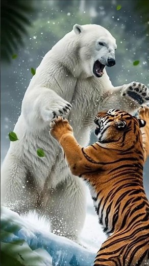 Polar Bear vs Tiger: Who Wins the Ultimate Showdown? 🐻‍❄️🐅