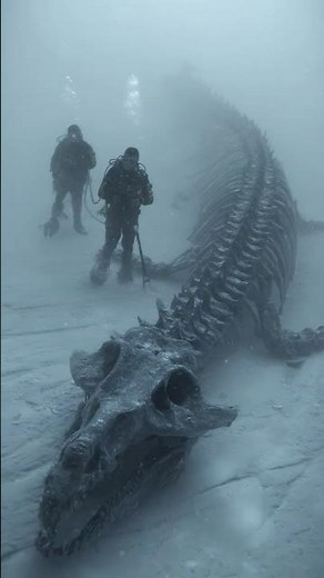 Divers Discover Ancient Serpent Fossil Beneath Arctic Shelf