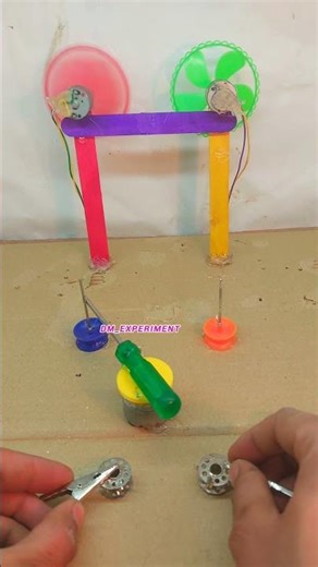 Amazing Science Project with DC Motors & Popsicle Sticks ||