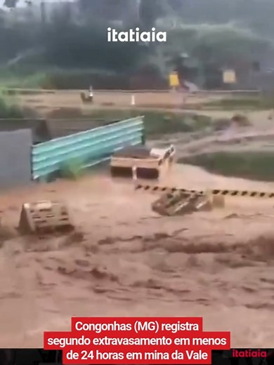 Extravasamento de Água na Mina Viga em Congonhas