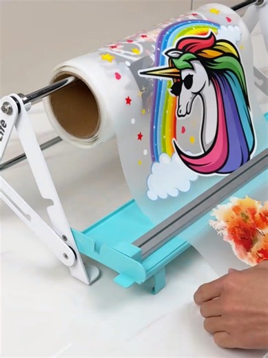 DTF Vinyl Paper Roll Dispenser and Cutter for DIY