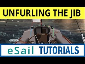 eSail Sailing Simulator - Unfurling the jib or genoa