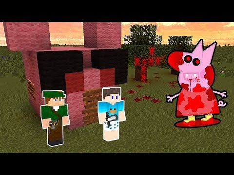 ENCONTRAMOS A PEPPA PIG DO DEMÔNIO NO MINECRAFT ! SOBREVIVEMOS A PEPPA AMALDIÇOADA ?