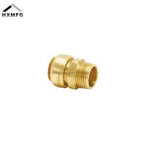[Hot Item] Straight Male Brass Fast Installation Push Fit Fitting Coupling