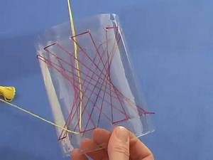 How to make a hyperboloid out of string