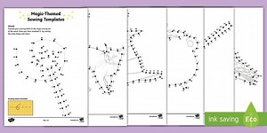 Magic-Themed Sewing Templates