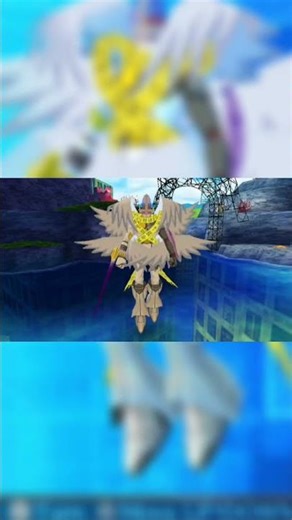 HolyAngemon digivolve + skill - Digimon World Re-Digitize (PSP)