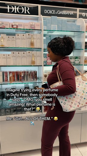 Trying Every Perfume in Duty Free —