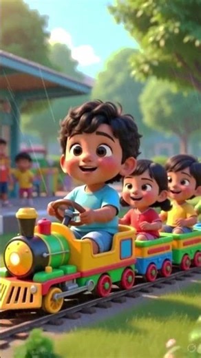Train wala cartoon | cartoon video #babycartoon #shorts