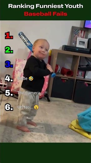 Ranking The Funniest Youth Baseball Fails!