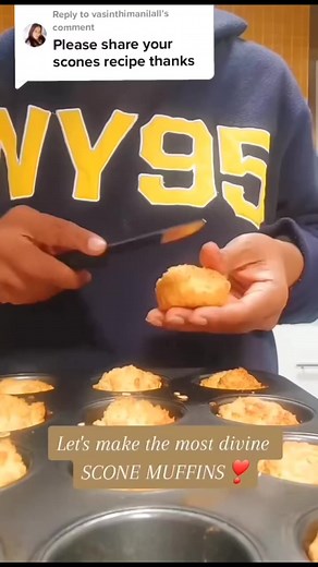 Eggless Muffin Scones Recipe as requested🥰 | Irene Dasari