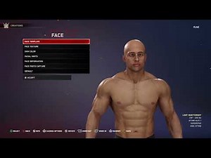 How to Change Superstar Face Texture and Face Template in WWE 2K25