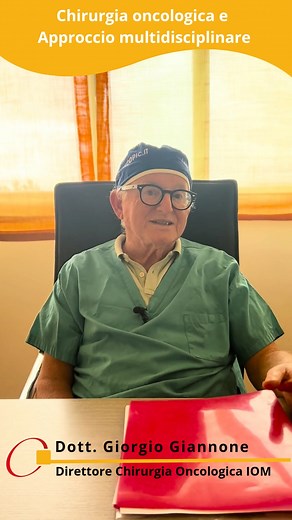 115K views · 1K reactions | Intervista al dott. Giorgio #Giannone, Direttore #Chirurgia #oncologica IOM, chirurgo di comprovata esperienza, punto di riferento della chirurgia oncologica. Parla di cosa è un Comprehensive Cancer Center e dell'importanza dell'approccio #multidisciplinare nel trattamento dei #tumori | Istituto Oncologico del Mediterraneo | Facebook