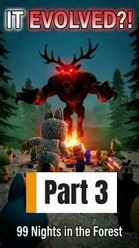 The Cursed Deer’s Final Evolution… 😨 | 99 Nights in the Forest Roblox Part 3 #99nights #roblox