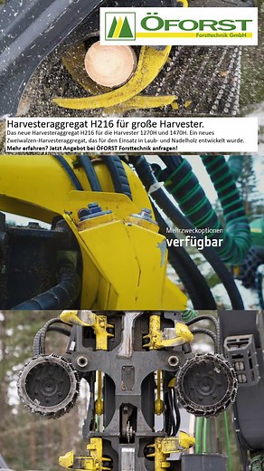 John Deere Forestry H216 Aggregate Overview