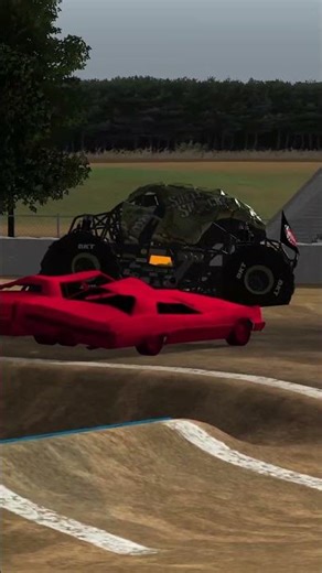 WNB-Short | Insane ShellShock'ed Save & Sidewall | #WerewolfNB #rigsofrods #monstertruck