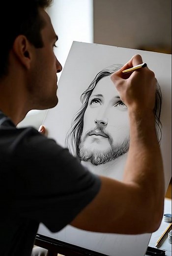 From Blank Page to Divine: My Jesus Pencil Drawing Journey