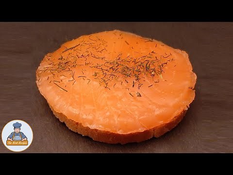 Smoked salmon and salted butter toast that's to die for!