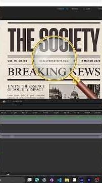 Easy Magnifying Glass Effect in After Effects