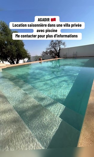 Location saisonnière à Agadir avec piscine privée
