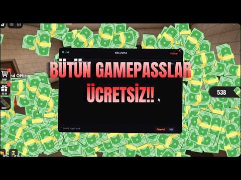 ROBLOXTAKİ BÜTÜN GAMEPASSLERİ ÜCRETSİZ ALMAK?!