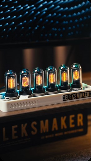 Mobile Mania | EleksMaker Resin Elekstube Ips Nixie Tube Digital Clock Electronic Calendar 6 Bit Lcd Time Photo Display Creative Retro Desk Decoration.... | Instagram