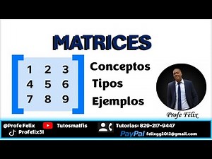 Matrices: definition, types, properties, and examples