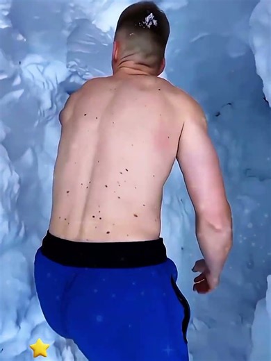He Crawled Into a Snow Trap! ❄️😳
