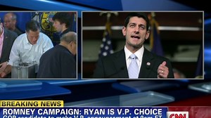 Romney campaign: Ryan is V.P. choice