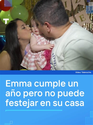 Emma celebra su cumpleaños lejos de casa
