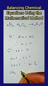13 reactions | Balancing Chemical Equations Using the Mathematical Method #chemistry #balancingequations #basicchemistry #chemistryteacher | Tutor Precious | Facebook