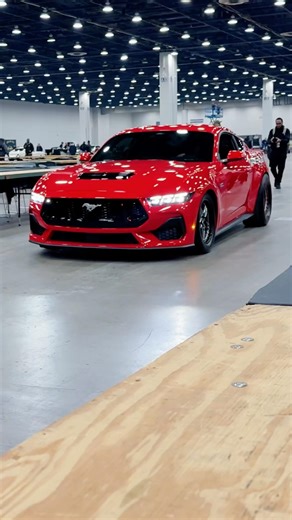 Ford Mustang GT engine sound at Detroit autorama 2026 Michigan